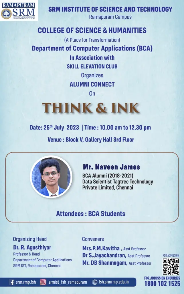 Alumni Connect – Think & Ink