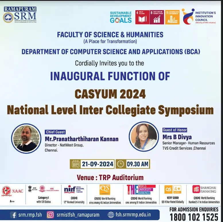 CASYUM 2024 – National Level Inter Collegiate Symposium