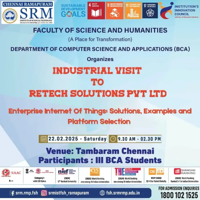 Industrial Visit to Retech Solutions Pvt Ltd