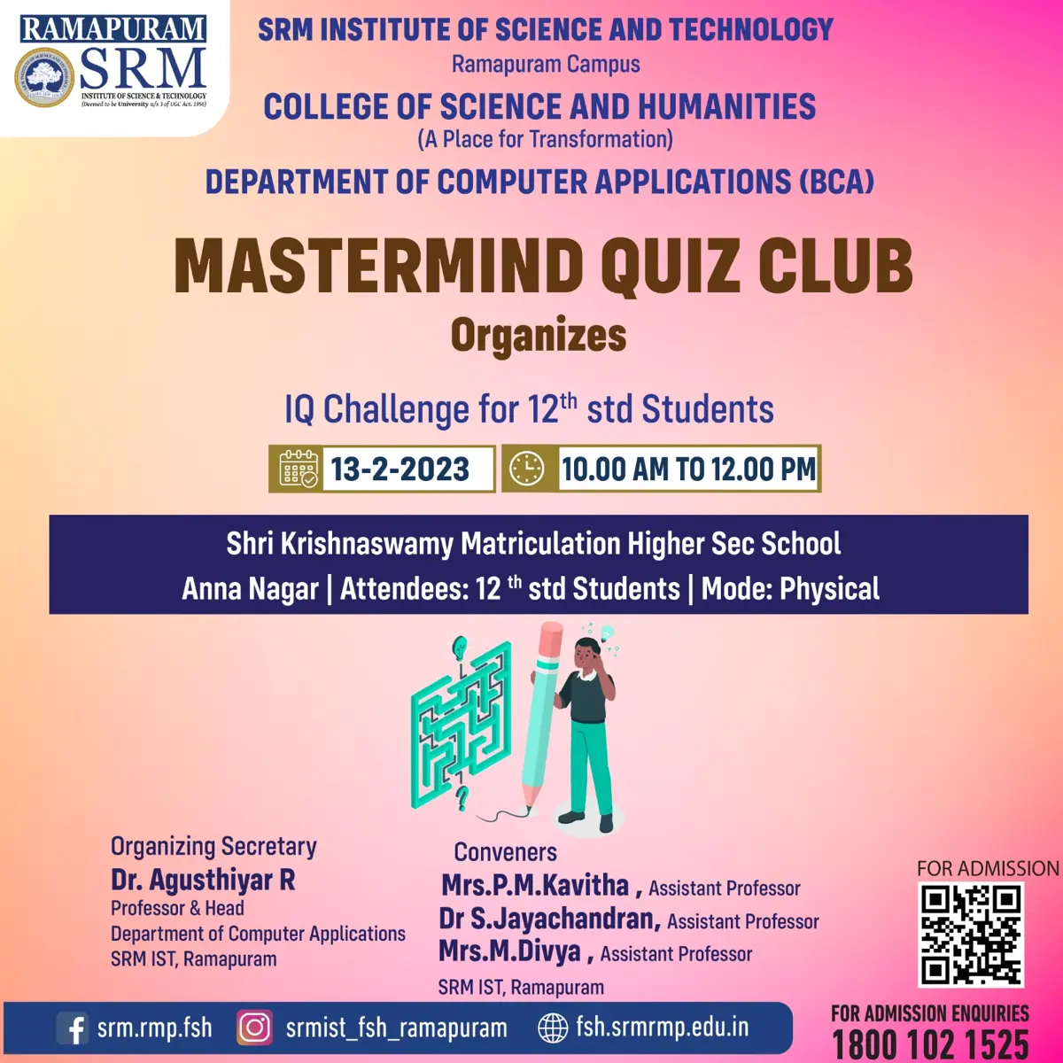 IQ Challenge for 12th Std Students