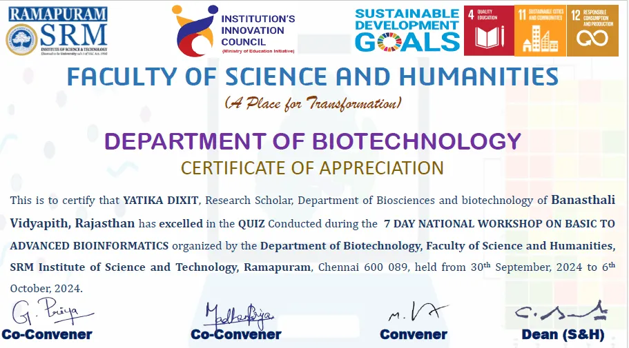 7-Day National Workshop on Basic to Advanced Bioinformatics - photo 5