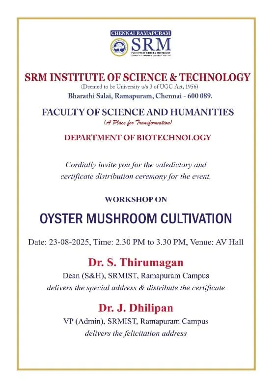 One Day Workshop on Oyster Mushroom Cultivation - photo 1