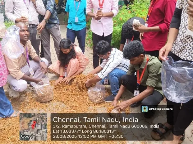 One Day Workshop on Oyster Mushroom Cultivation - photo 4
