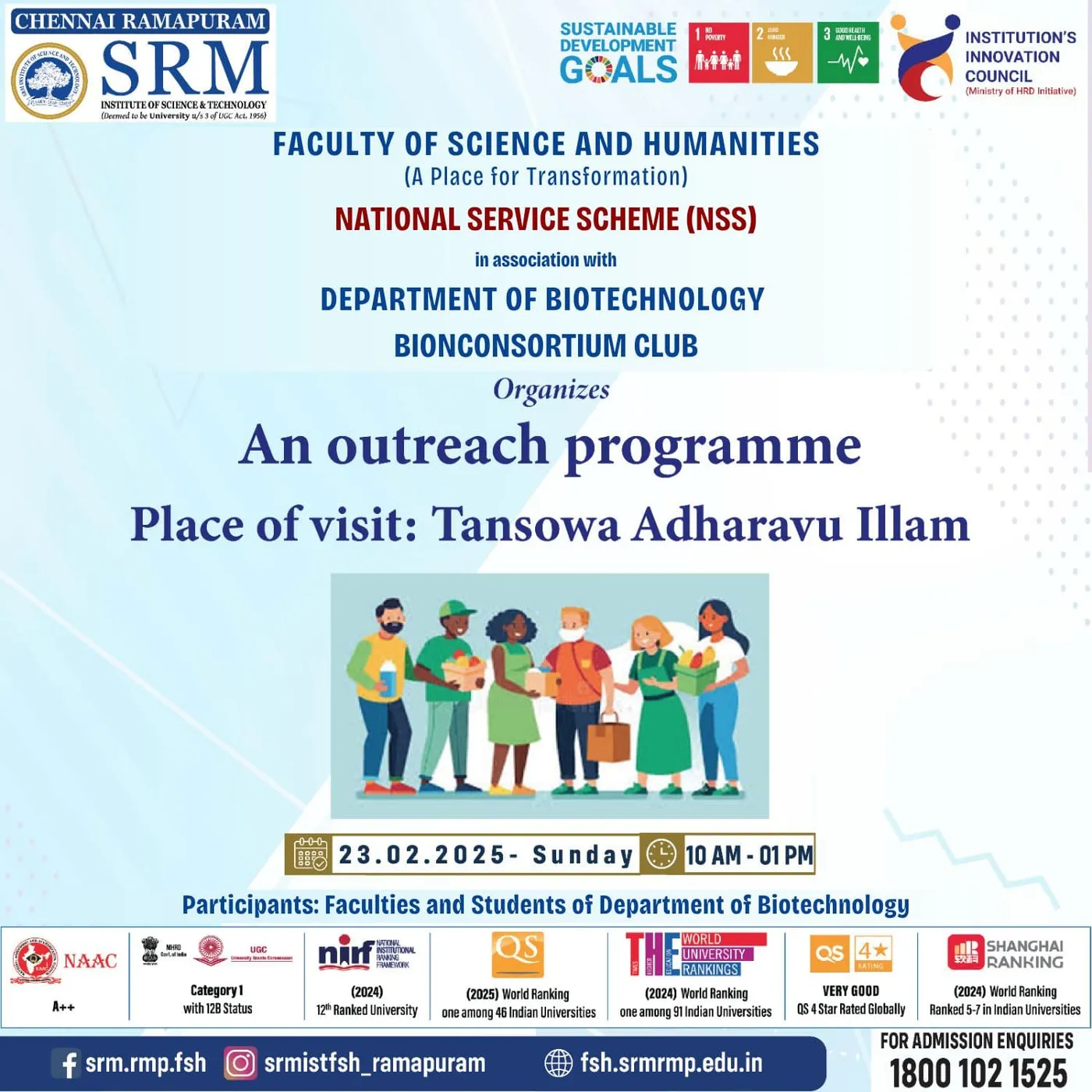 Outreach Programme to Tansowa Adharavu Illam