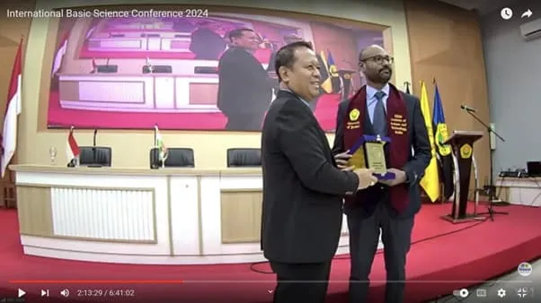 Dr. M. Kamaraj’s Invited Talk at the International Conference in Indonesia
