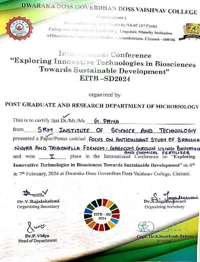 Exploring Innovative Technologies in Biosciences towards Sustainable Development - photo 1