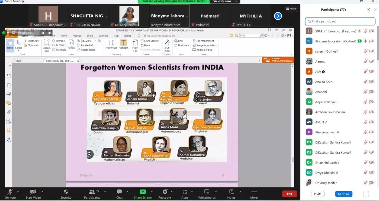Exploring the Opportunities for Women in Research - photo 2