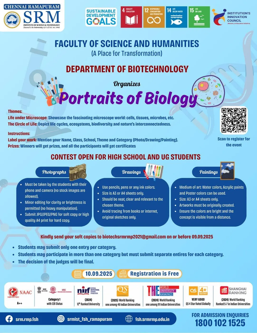 Portraits of Biology