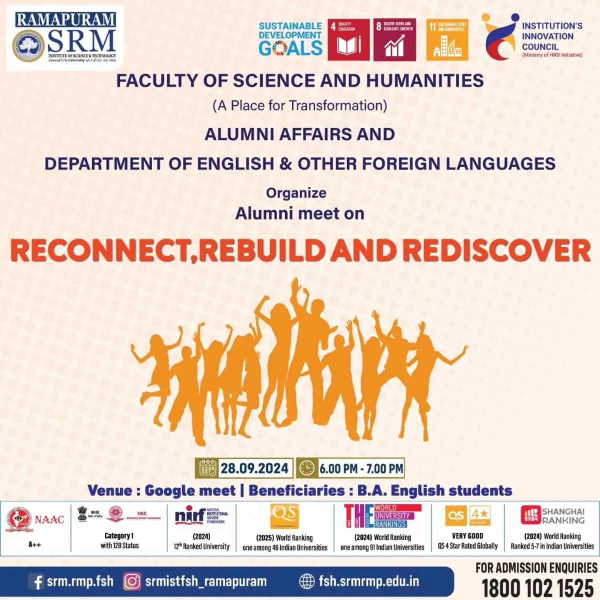 Alumni meet on Reconnect, Rebuild and Rediscover