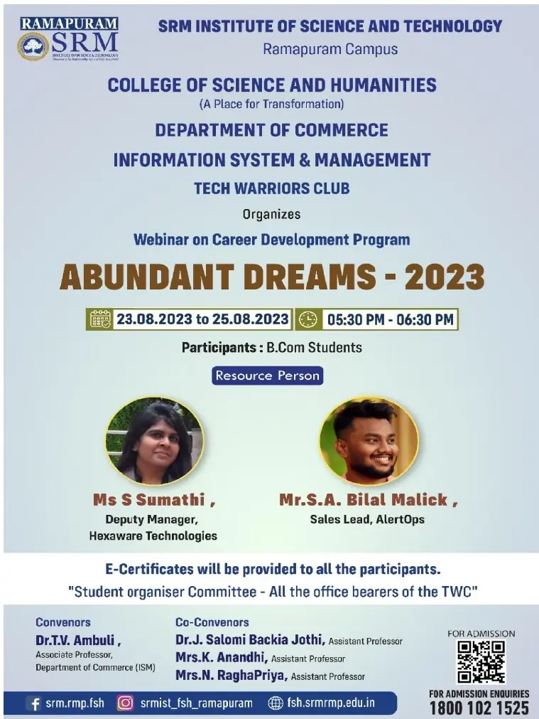 AVUNDANT DREAMS - WEBINAR