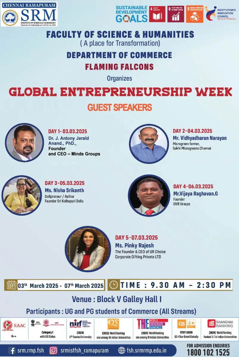 GLOBAL ENTREPRENEURSHIP WEEK