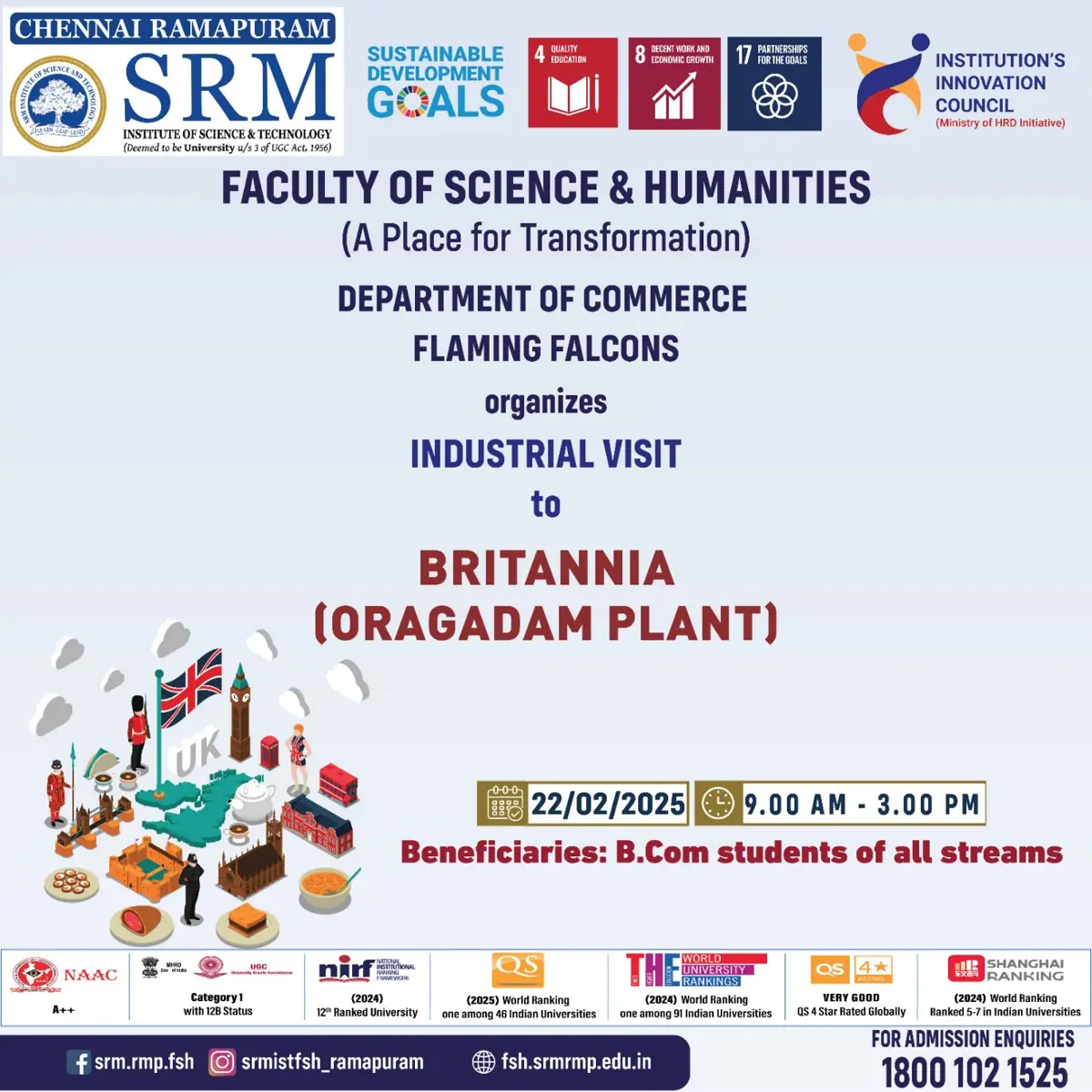 Industrial Visit to Britannia Oragadam Plant