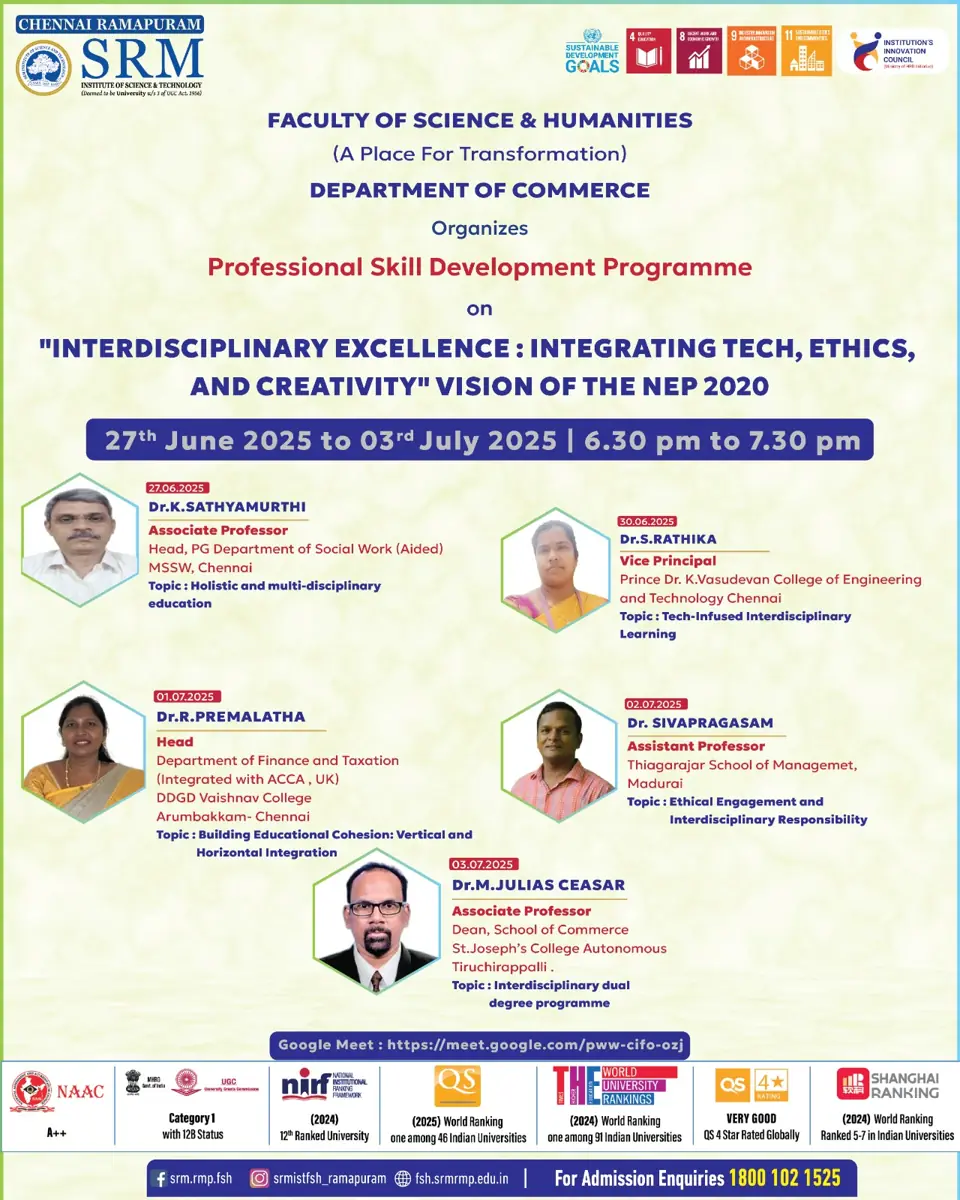 Interdisciplinary Excellence: Integrating Tech, Ethics, and Creativity