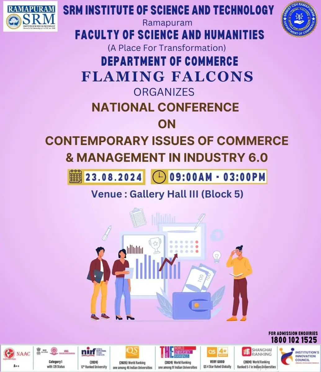 NATIONAL CONFERENCE ON CONTEMPORARY ISSUES IN COMMERCE& MANAGEMENT IN INDUSTRY 6.0