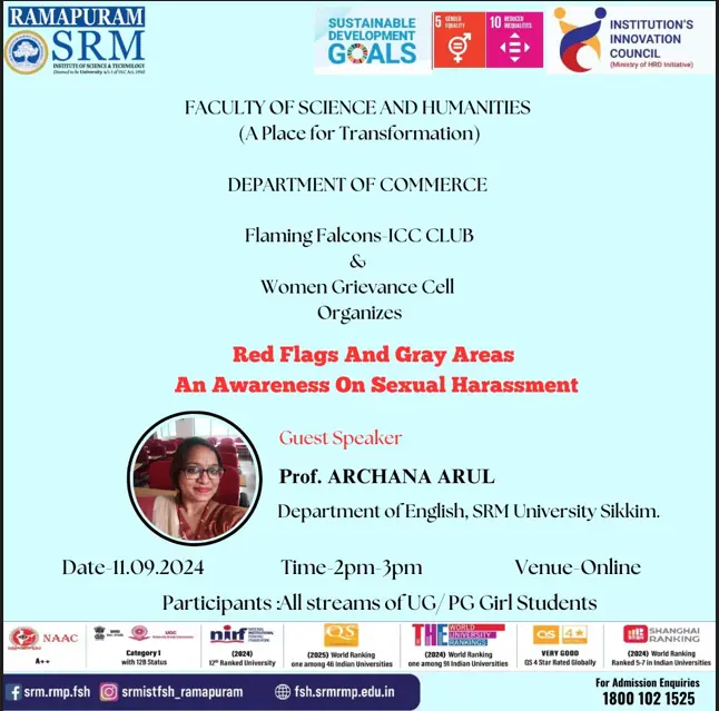Red Flags and Gray Areas An Awareness on Sexual Harassment
