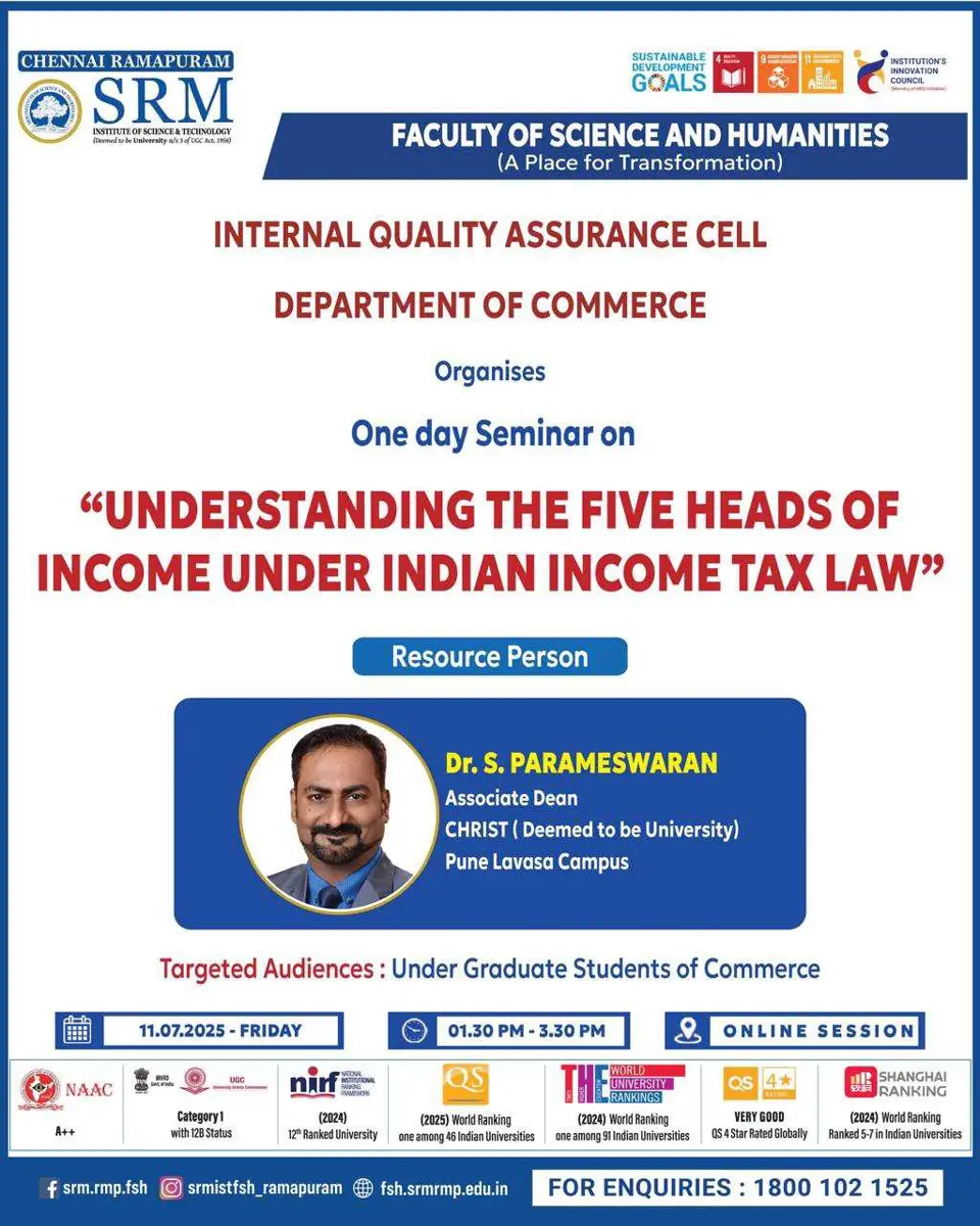 Understanding The Five Heads Of Income Under Indian Income Tax Law