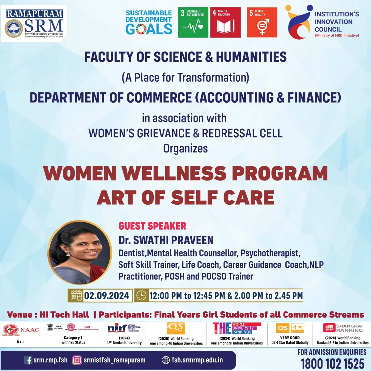 WOMEN WELLNESS PROGRAM – ART OF SELF CARE