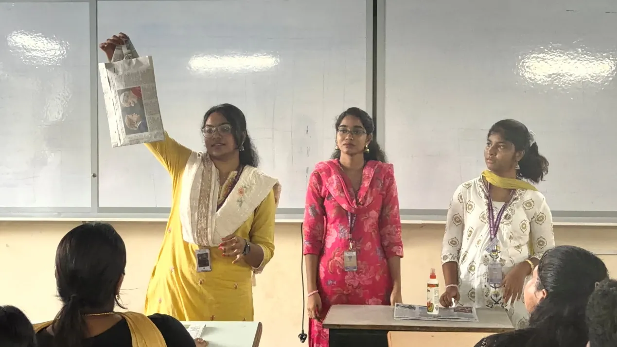 Paper Bag Making Workshop: A Step Towards Sustainable Growth - photo 1