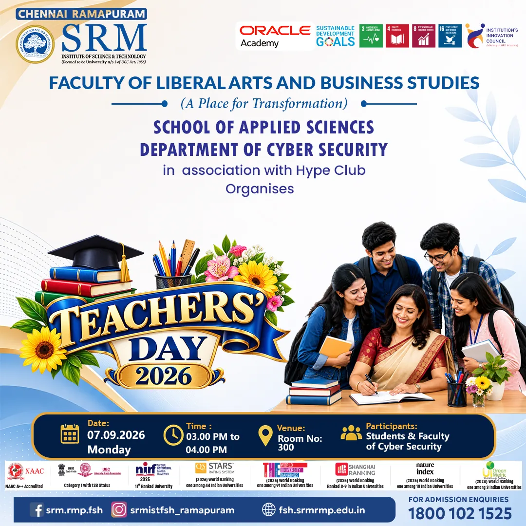 Teachers' Day Celebration 2026 poster