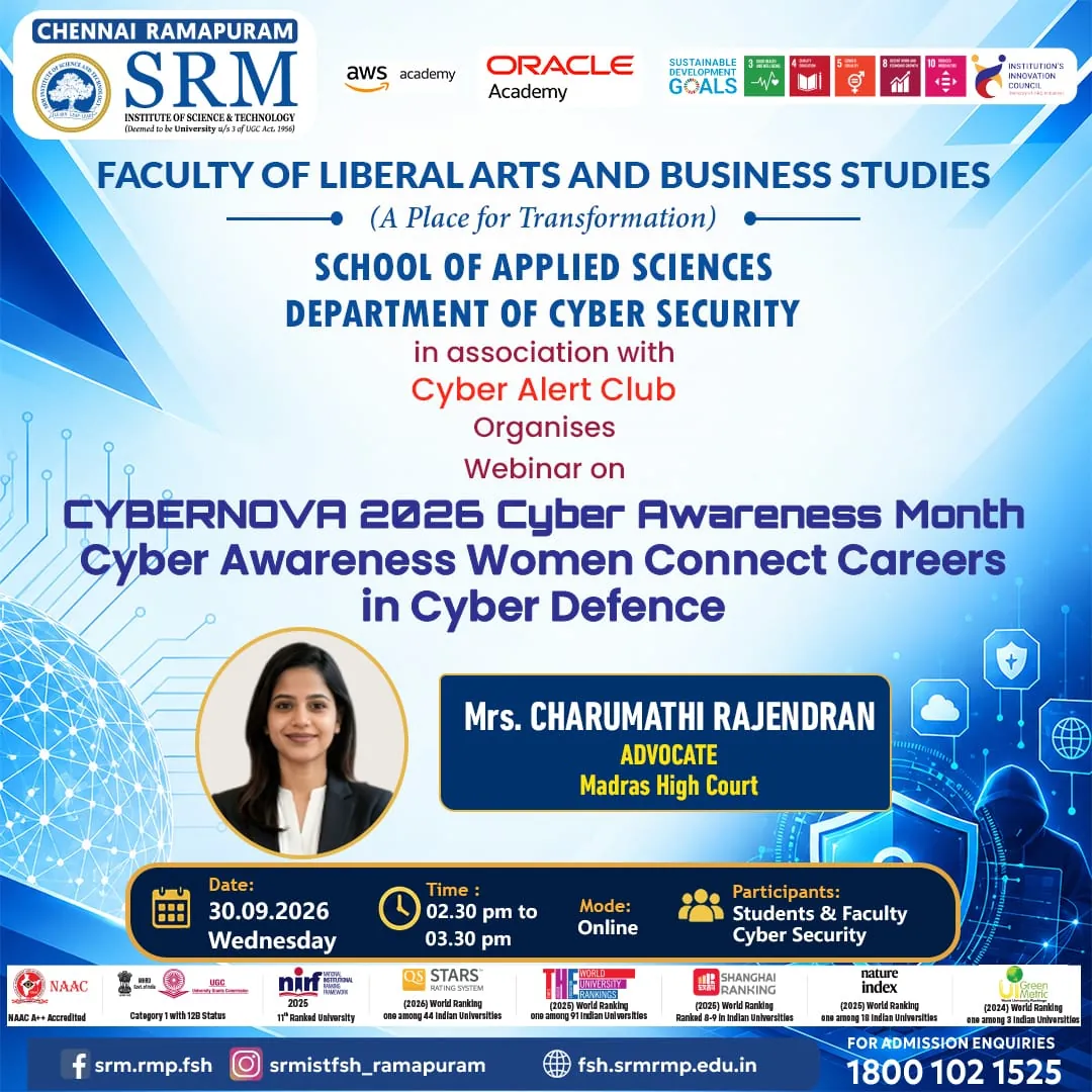 CYBERNOVA 2026 - Cyber Awareness Women Connect: Careers in Cyber Defence (Webinar) poster