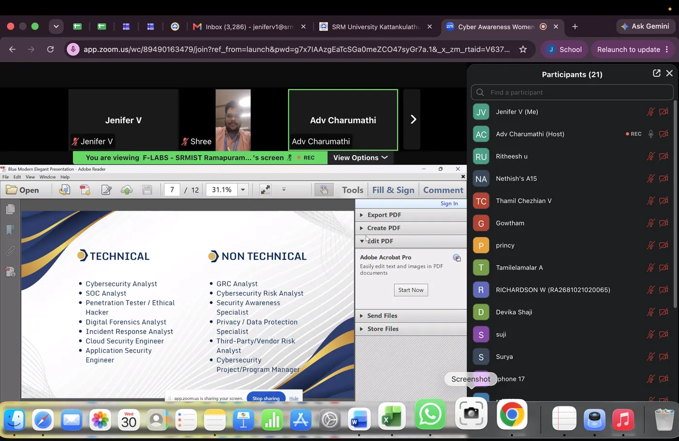 CYBERNOVA 2026 - Cyber Awareness Women Connect: Careers in Cyber Defence (Webinar) - photo 1