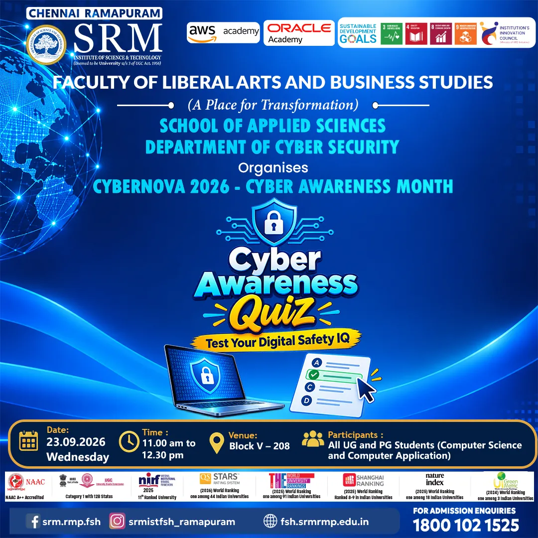 CYBERNOVA 2026 - Cyber Awareness Month: CyberQuiz poster