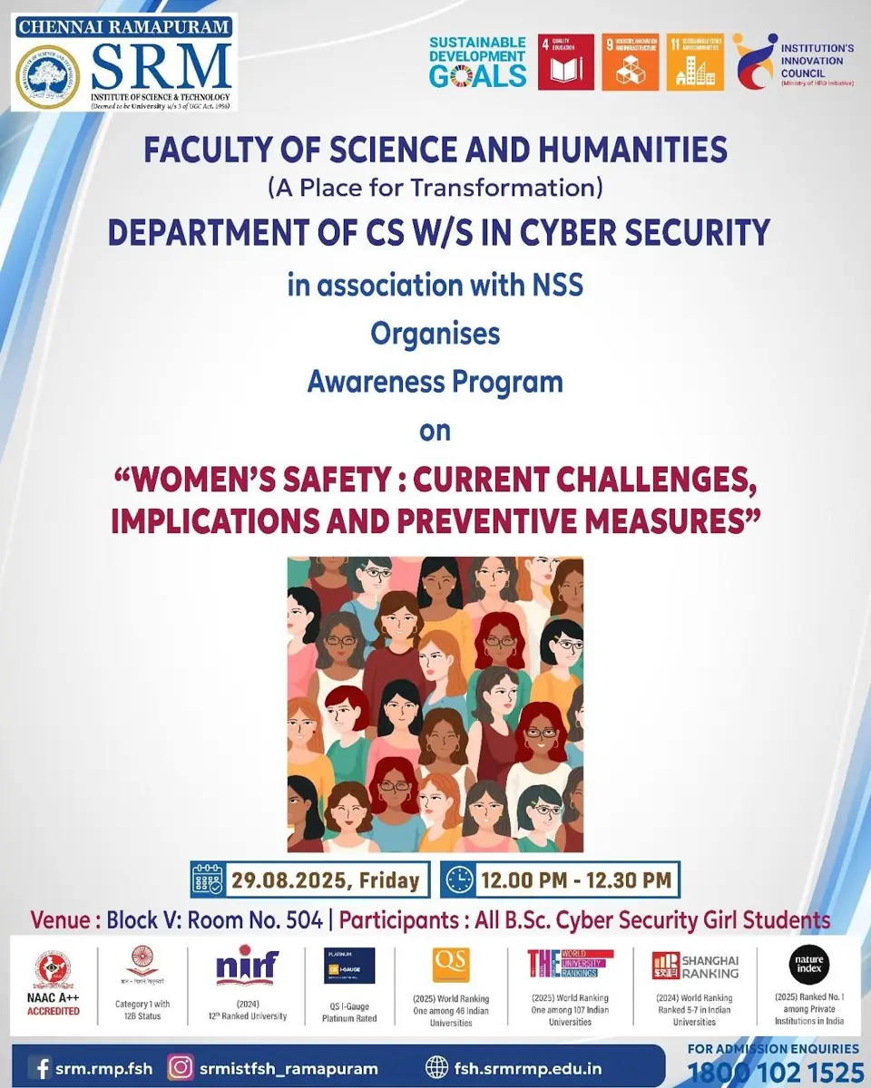 Awareness Program on Women’s Safety: Current Challenges, Implications and Preventive Measures