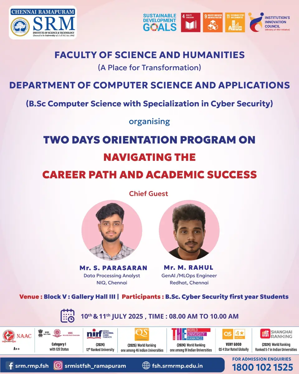 Two Days Orientation Program on Navigating the Career Path and Academic Success