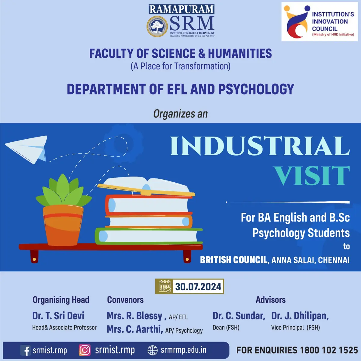 Industrial Visit to the British Council, Anna Salai