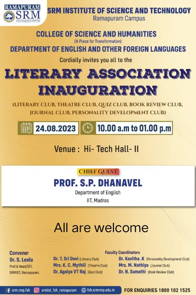 Literary Association Inauguration