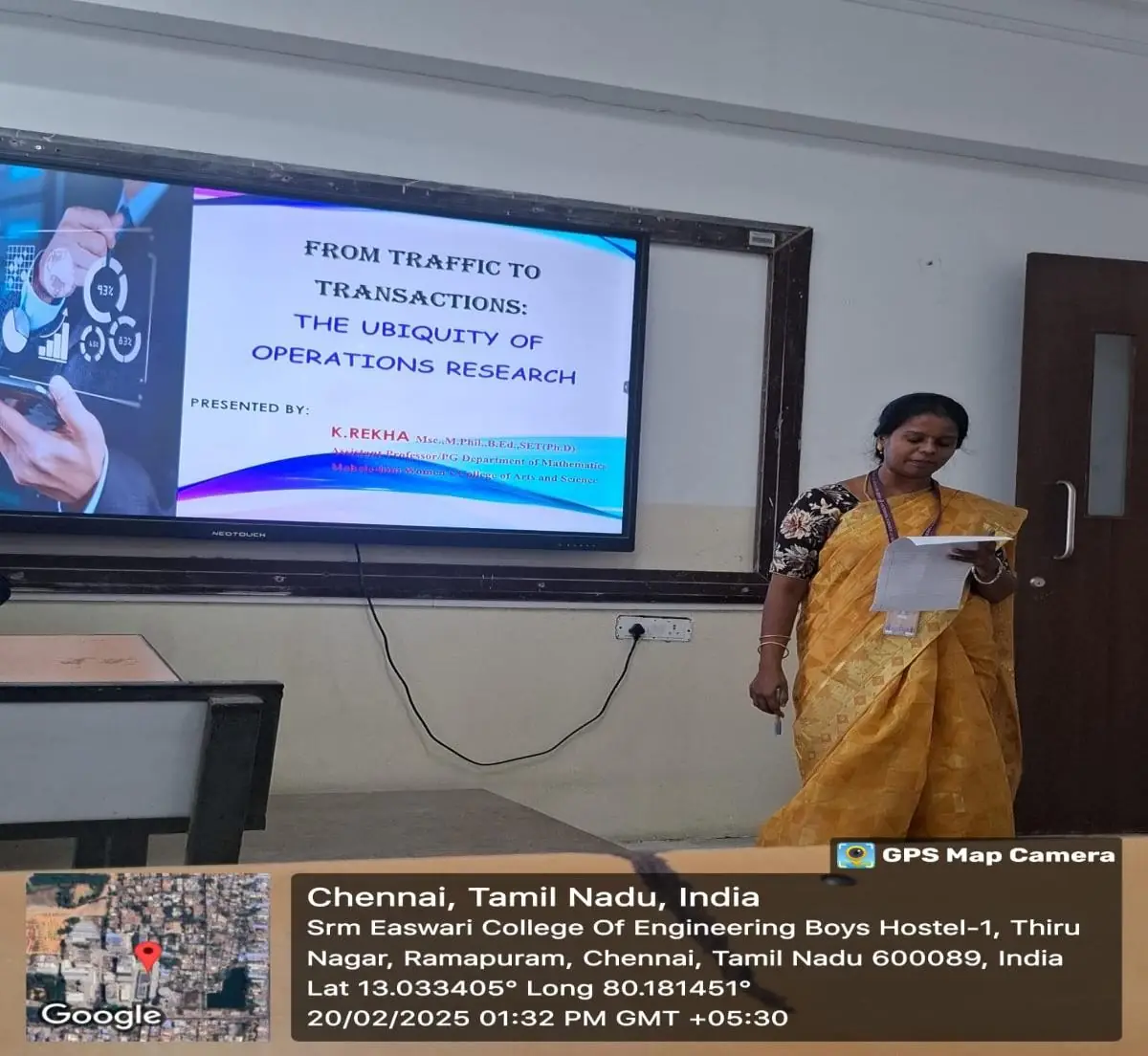 An Invited Talk on “From Traffic to Transactions: The Ubiquity of Operations Research” - photo 3