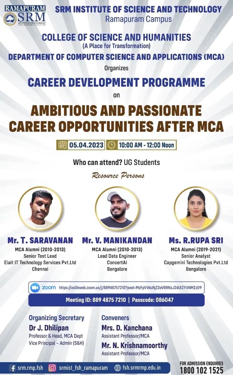 Ambitious and Passionate Career Opportunities after MCA