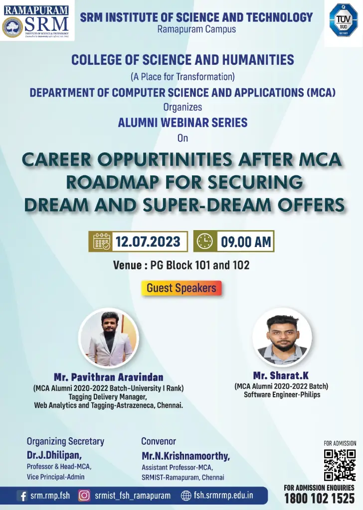 Career Opportunities After MCA- Roadmap for securing Dream and Super-dream offers