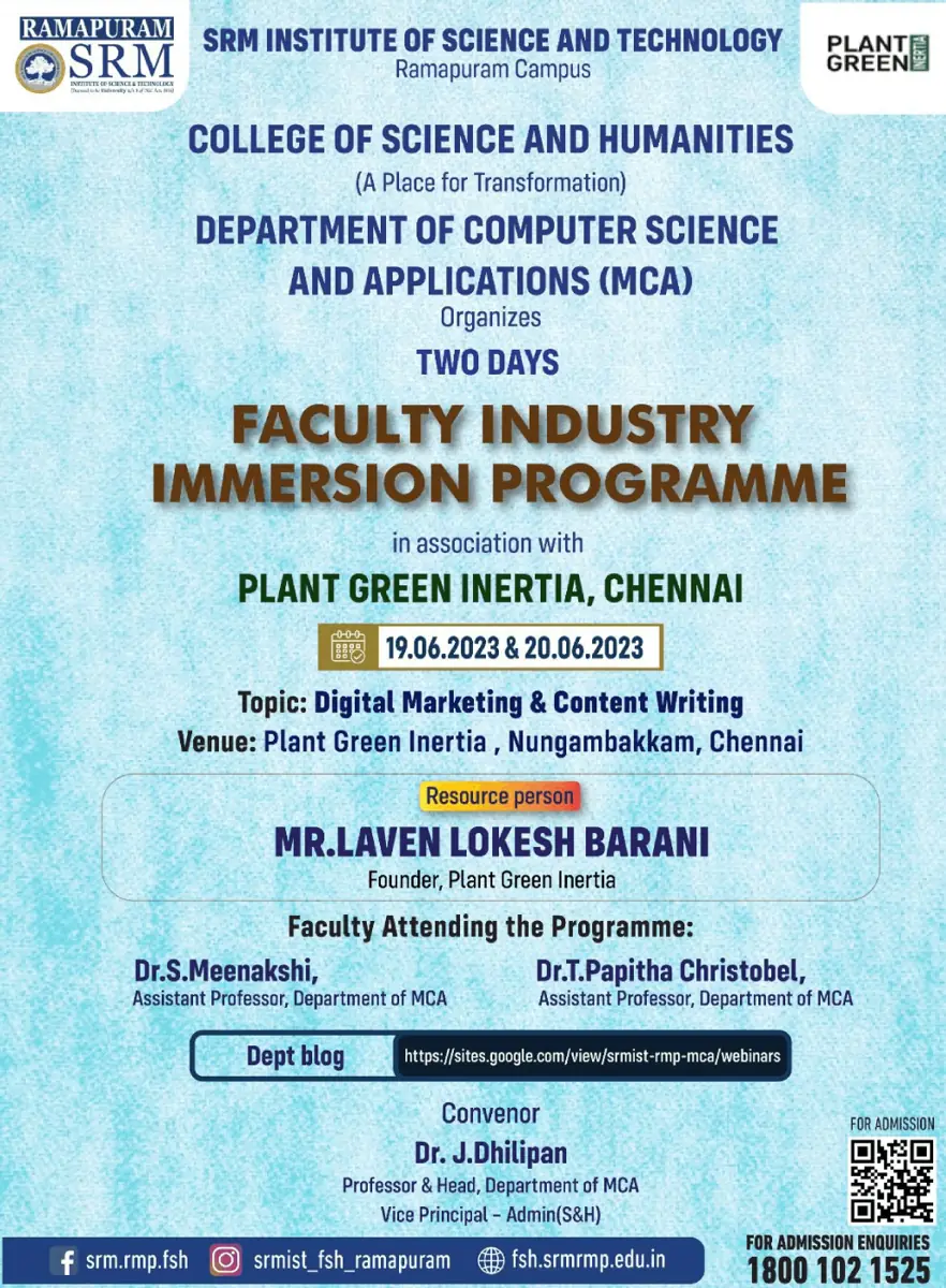 Faculty Industry Immersion Programme
