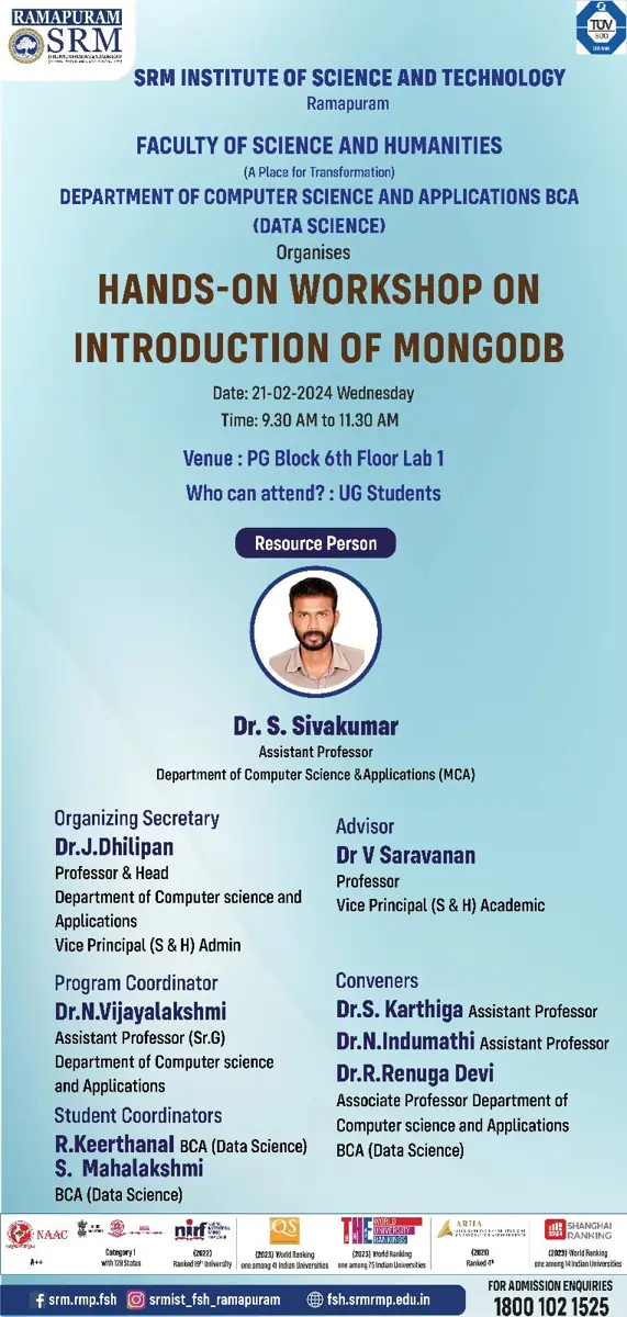 Hands-on Workshop on Introduction to MongoDB