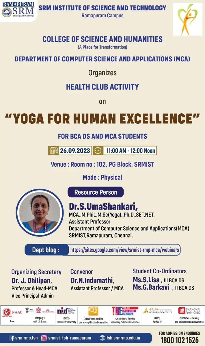 Health Club Activity on “Yoga for Human Excellence” - photo 3