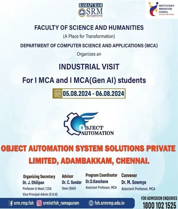 Industrial Visit to Object Automation System Solutions Private Limited