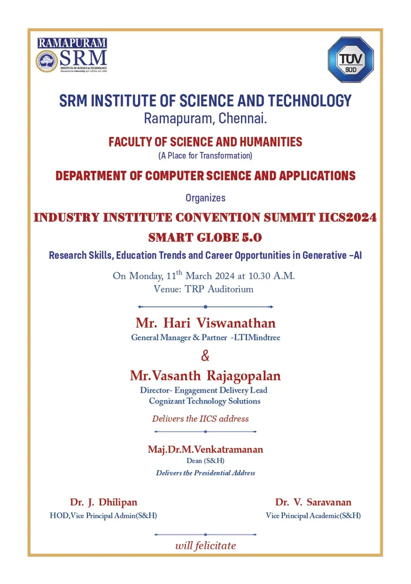 Industry Institute Convention Summit IICS2024: Smart Globe 5.0