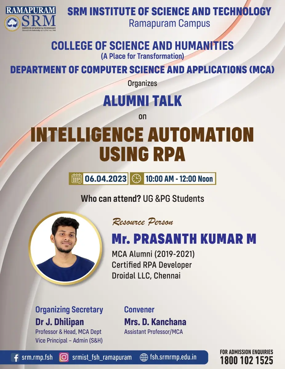 Intelligence Automation using RPA