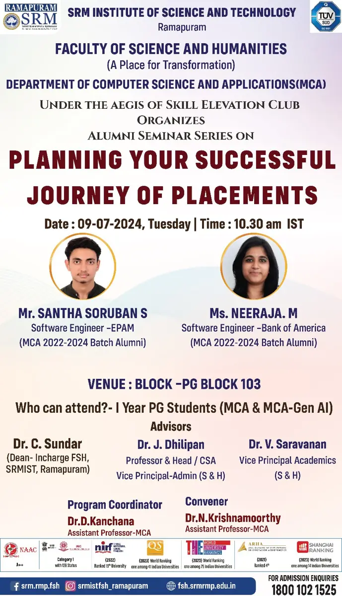 Planning Your Successful Journey of Placements (Orientation Programme)