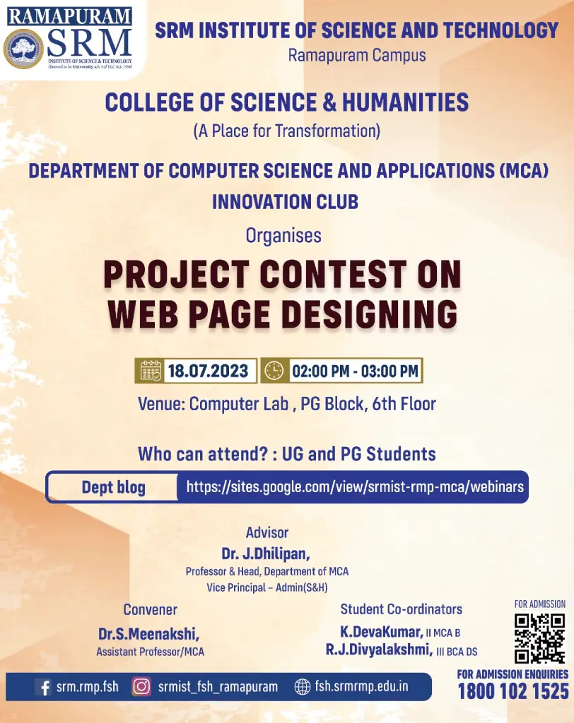 Project Contest On Web Page Designing