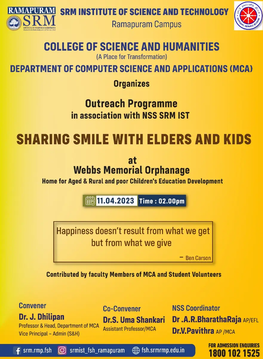 Sharing Smile with Elders and Kids