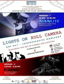“Lights, Roll, Camera” – One Day Comprehensive Workshop