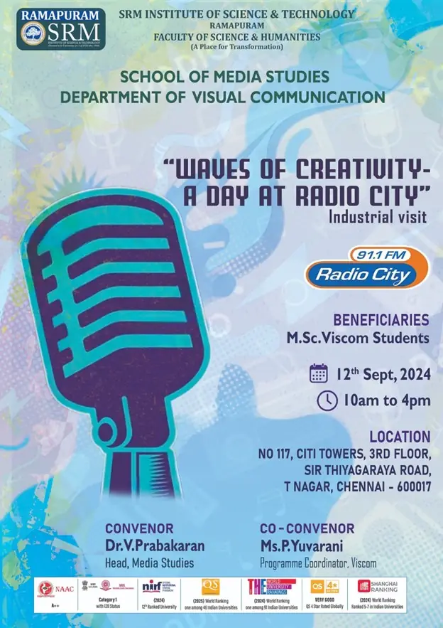 Industrial Visit- Waves Of Creativity- A Day At Radio City