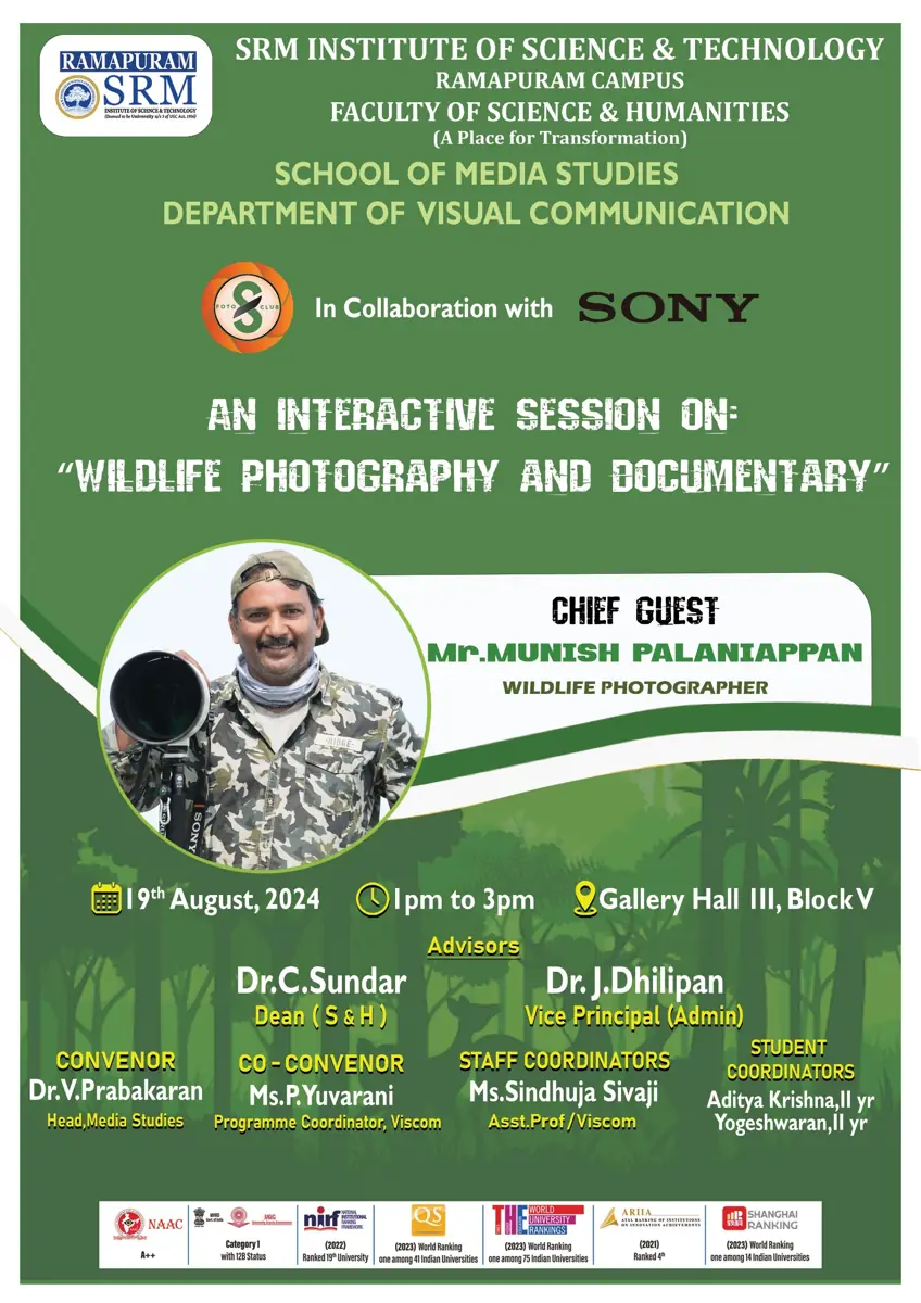 Interactive Session on Wildlife Photography and Documentary