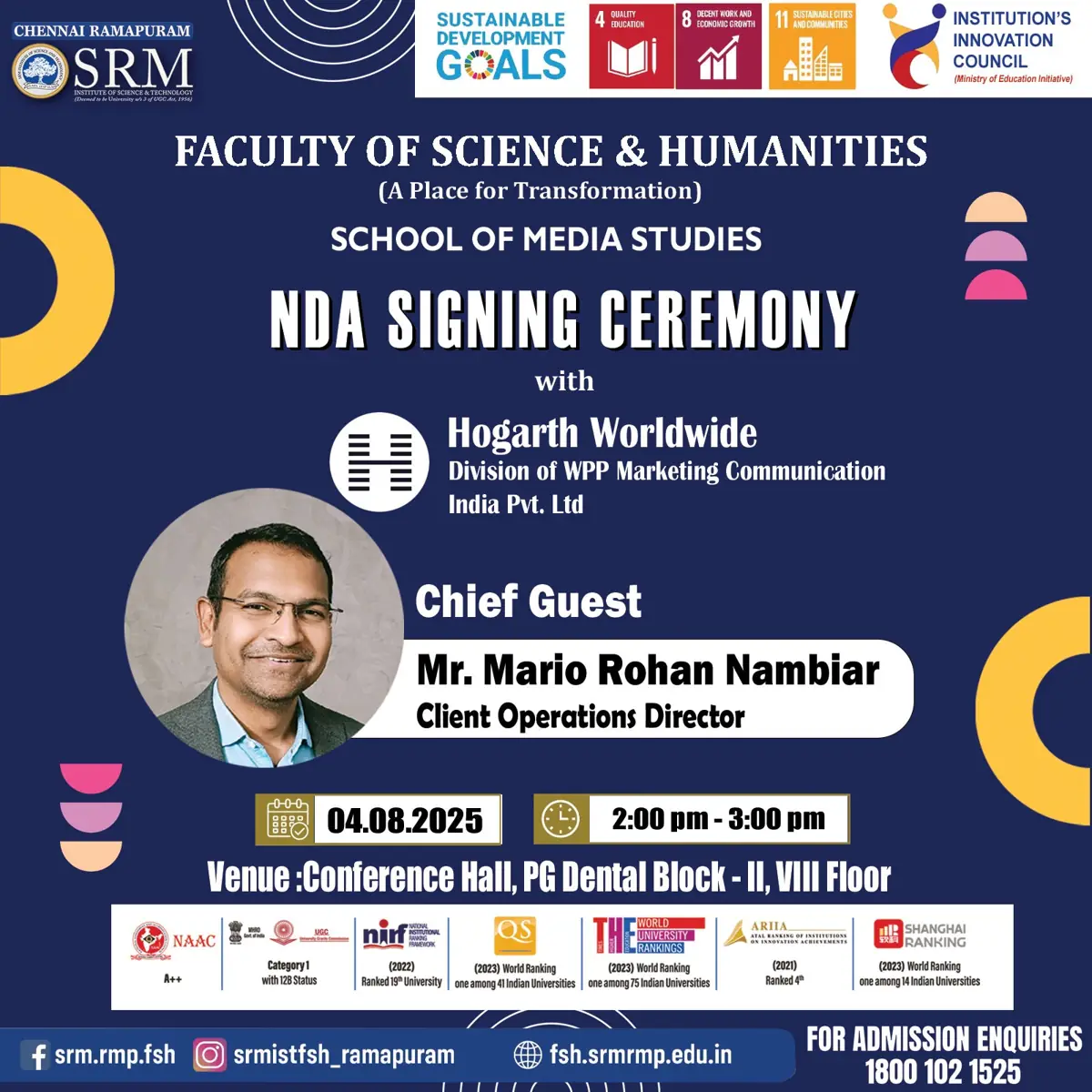 NDA Signing Ceremony with Hogarth Worldwide