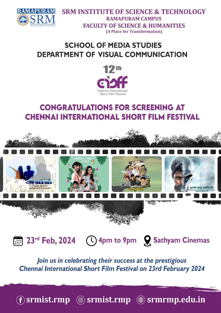 Viscom Students' Short Films Shine at CISFF Screening