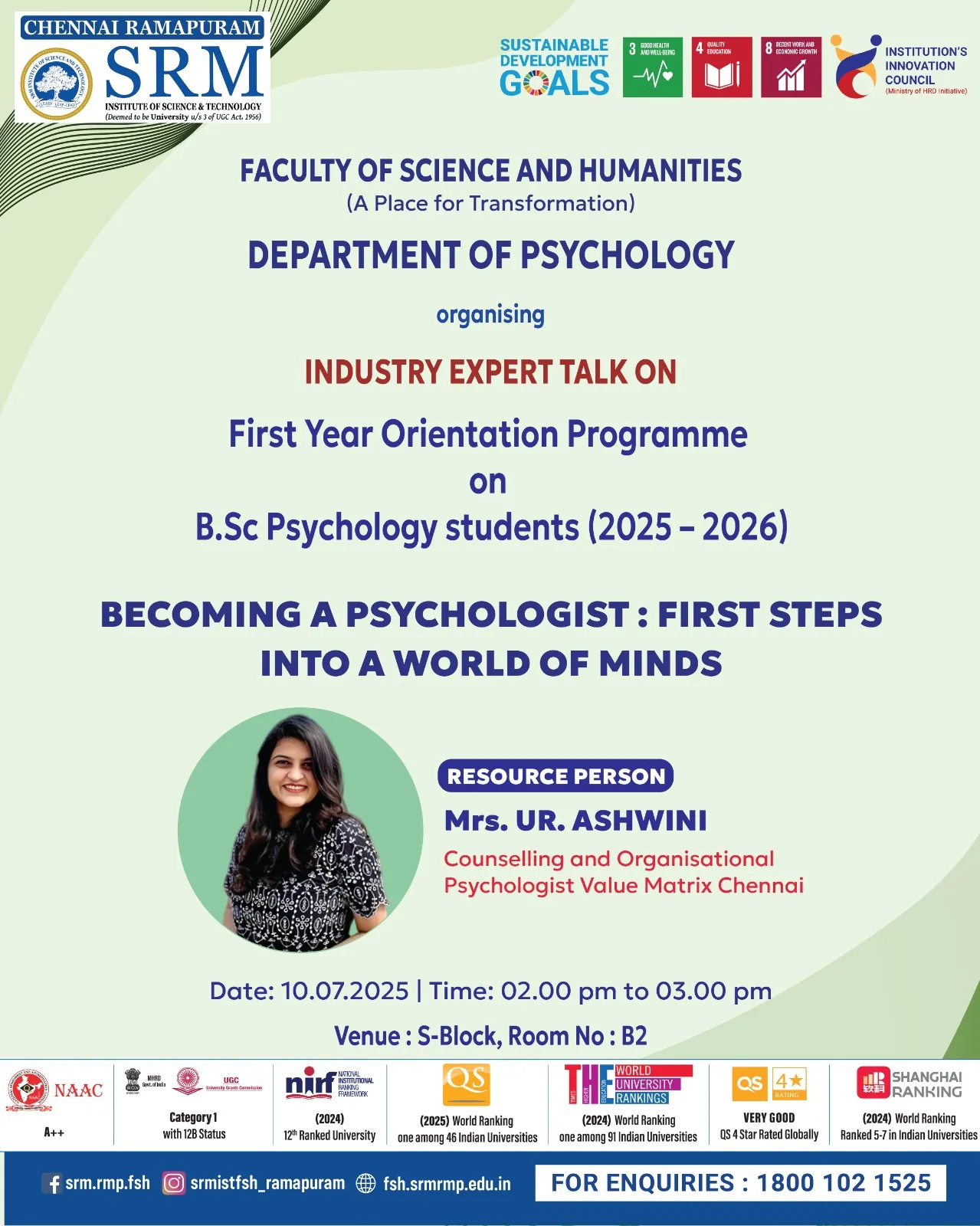 Becoming a Psychologist expert talk