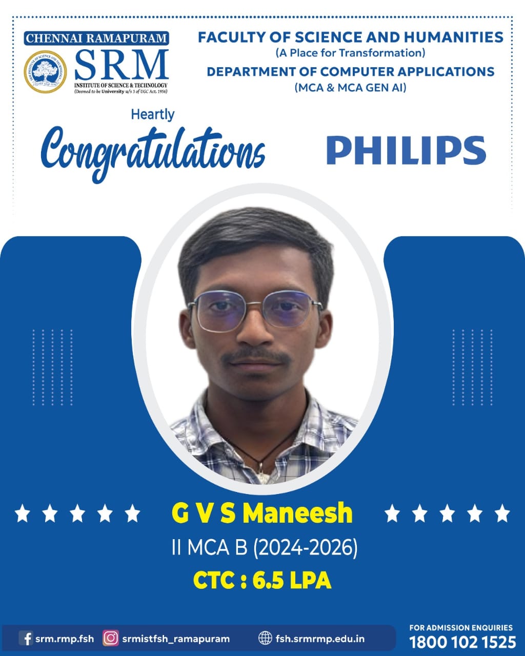 Student placed at Philips
